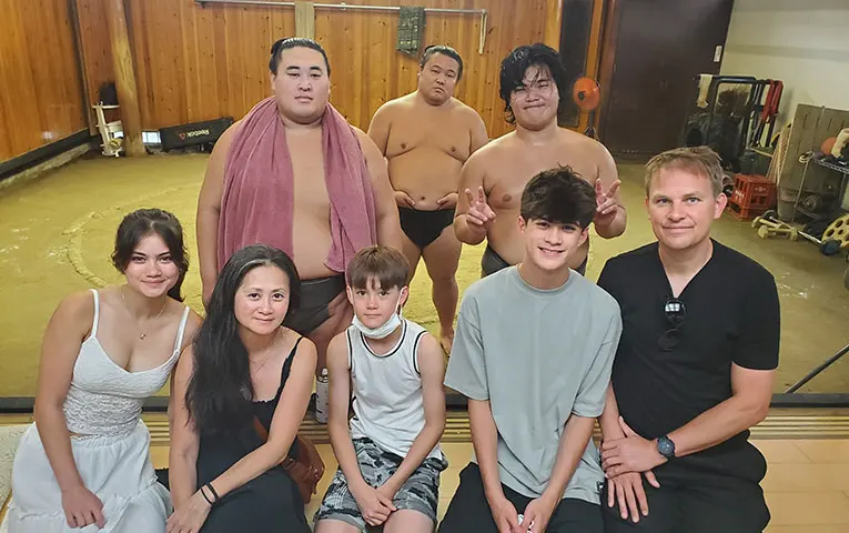 Sumo Morning practice