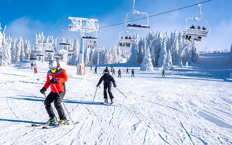 You can see Mt.Fuji from the ski resort